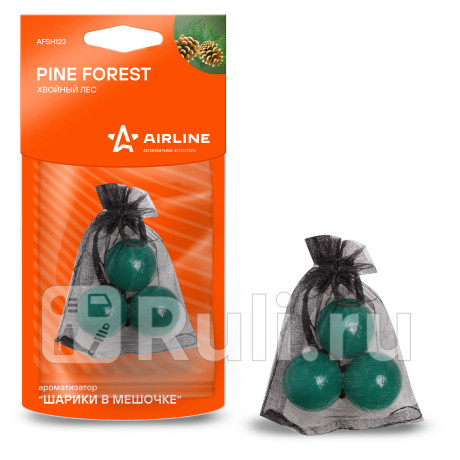 Ароматизатор подвесной (хвойный лес) "airline" (мешочек с гранулами) AIRLINE AFSH123 для Автотовары, AIRLINE, AFSH123