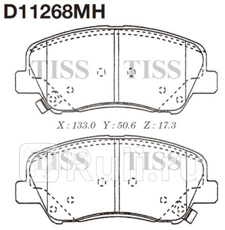 D11268MH - Колодки тормозные дисковые передние (MK KASHIYAMA) Kia Soul 1 (2008-2014) для Kia Soul 1 (2008-2014), MK KASHIYAMA, D11268MH