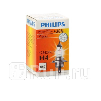 12342PRC1 - Лампа H4 (60/55W) PHILIPS для Автомобильные лампы, PHILIPS, 12342PRC1