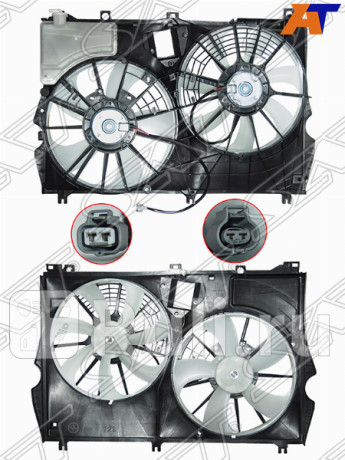 ST-LX48-201-0 - Вентилятор радиатора охлаждения (SAT) Lexus RX (2015-2021) для Lexus RX (2015-2021), SAT, ST-LX48-201-0