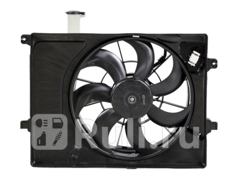 404554HX - Диффузор радиатора охлаждения (ACS TERMAL) Hyundai Elantra 5 (2011-2015) для Hyundai Elantra 5 MD (2011-2015), ACS TERMAL, 404554HX