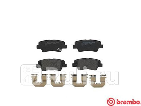 P 30 047 - Колодки тормозные дисковые задние (BREMBO) Hyundai i30 2 (2012-2017) для Hyundai i30 2 (2012-2017), BREMBO, P 30 047